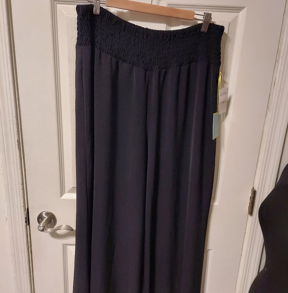CECE Wide Leg High Waisted Pants Sz1X